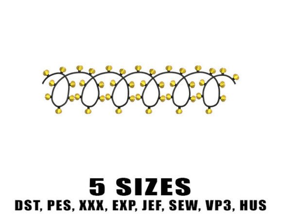 Christmas Fairy Lights Embroidery Design Review