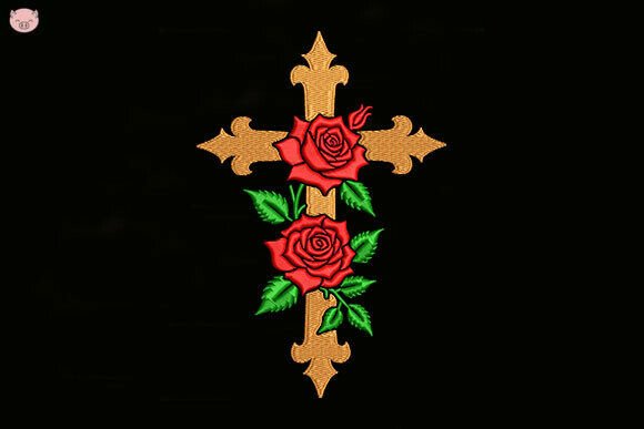Cross and Rose Embroidery: A Designer Review