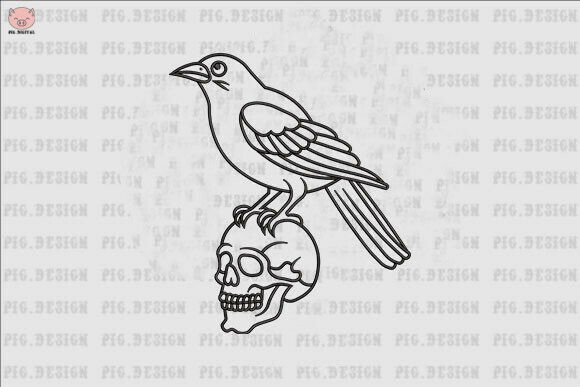 Crow and Skull Embroidery: A Seller's Review