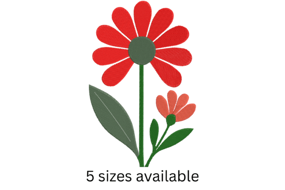 Double Daisy Flower Embroidery Design Review