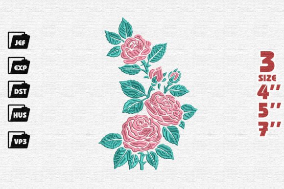 Elegant Rose Floral Embroidery Review