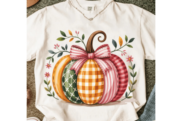 Faux Embroidery Patchwork Pumpkin PNG Bo Review