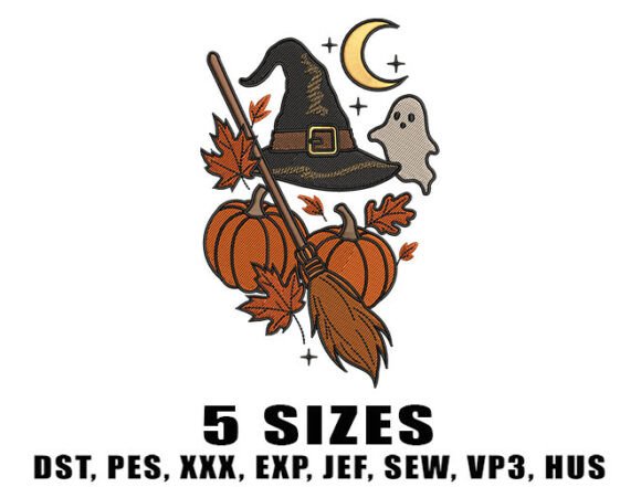 Moon Witch Broom Embroidery Designs Review