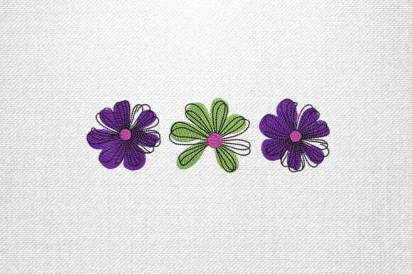 Triple Flower Machine Embroidery Design Review