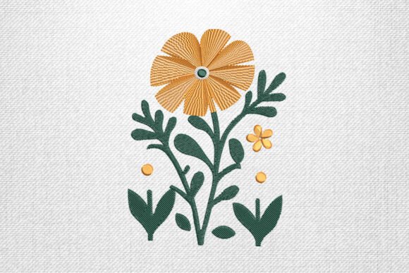 Yellow Flower Embroidery Design Review